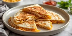 Crispy Rotisserie Chicken Quesadilla for Quick Meals