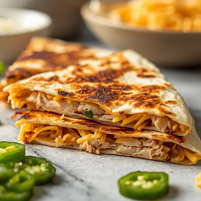 Crispy Rotisserie Chicken Quesadilla for Quick Meals Crispy Rotisserie Chicken Quesadilla for Quick Meals