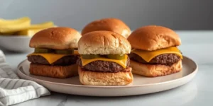 Crispy Sheet Pan Cheeseburger Sliders for Quick Meals