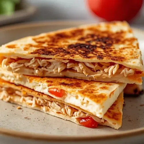 sheet pan chicken quesadillas meal prep recipe
