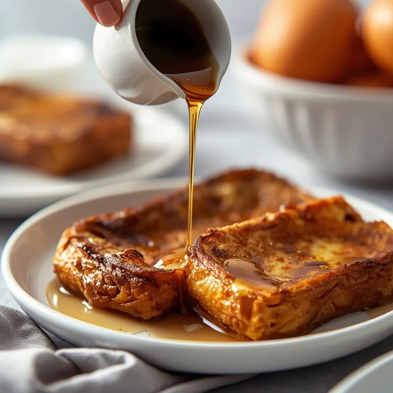 Sheet Pan Baked French Toast with Maple Syrup Sheet Pan Baked French Toast with Maple Syrup