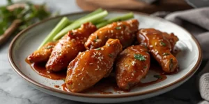 Sticky Smothered Baked Chicken Wings for Comfort Meals