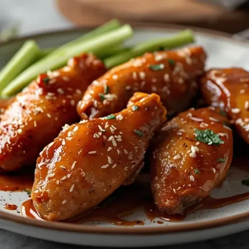 smothered baked chicken wings recipe