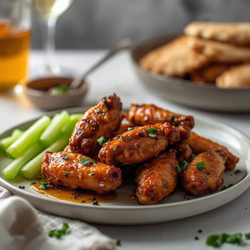 Sticky Smothered Baked Chicken Wings for Comfort Meals Sticky Smothered Baked Chicken Wings for Comfort Meals