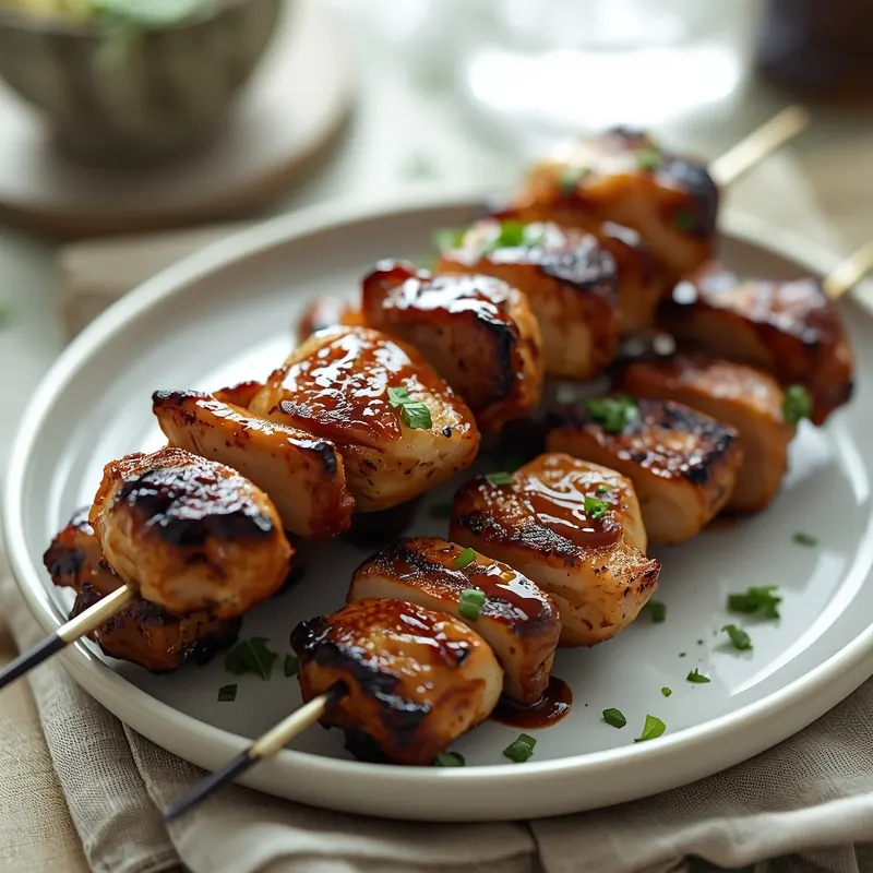 Steak and Chicken Kabobs with BBQ Marinade Steak and Chicken Kabobs with BBQ Marinade