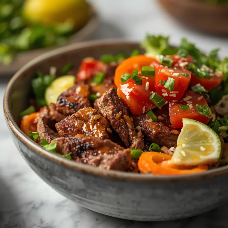 Juicy Steak Burrito Bowl for Dinner Juicy Steak Burrito Bowl for Dinner