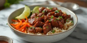 Fresh Steak Protein Burrito Bowl for Healthy Meals