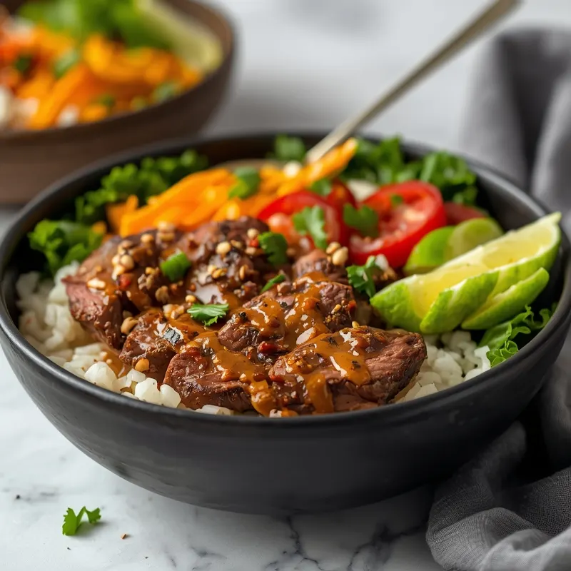 Fresh Steak Protein Burrito Bowl for Healthy Meals Fresh Steak Protein Burrito Bowl for Healthy Meals