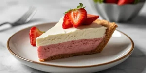 Easy Strawberry Icebox Pie with No Baking Needed