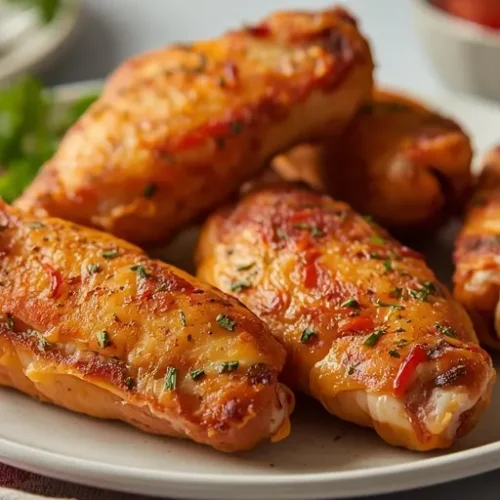 stuffed baked chicken wings recipe