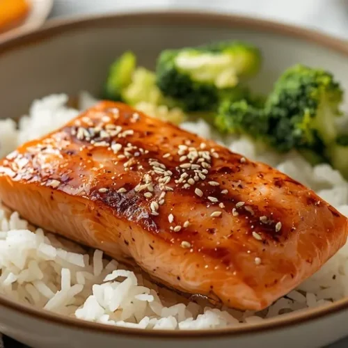 teriyaki salmon rice bowl recipe