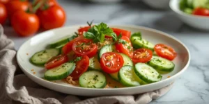 Zesty Thai Cucumber Tomato Salad for Refreshing Summer Meals