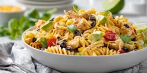 Creamy Chicken Pasta Taco Salad for Quick Lunches