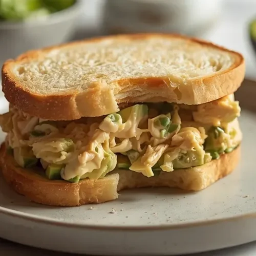 avocado chicken salad sandwiches recipe