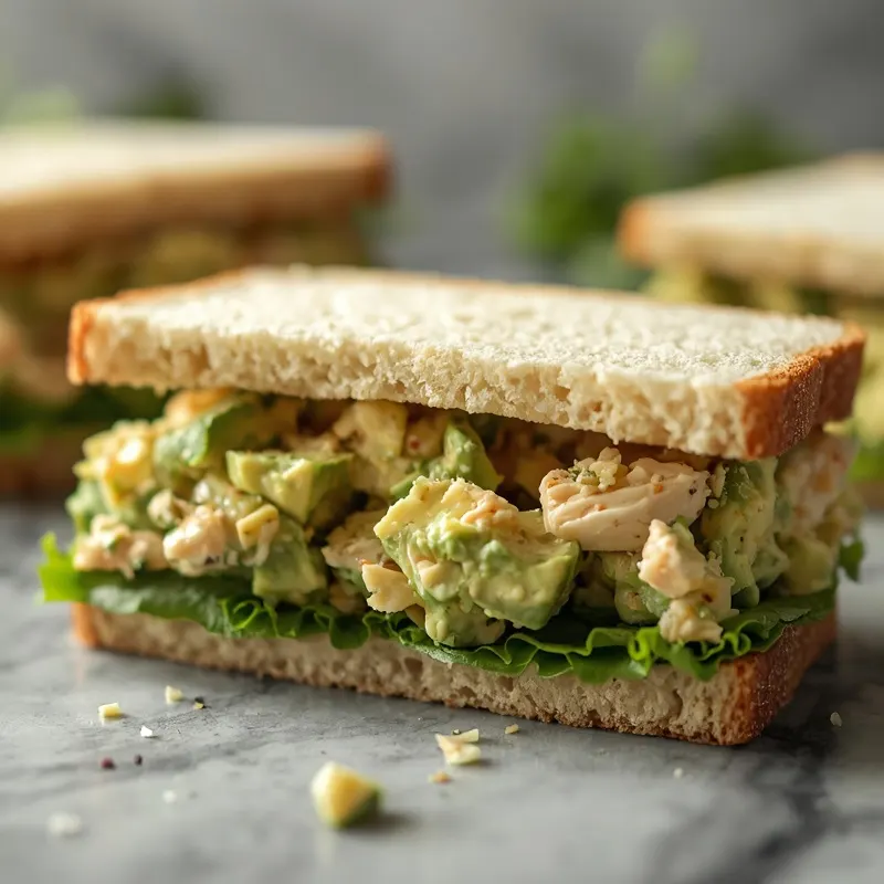Fresh Avocado Chicken Salad Sandwiches for Quick Meals