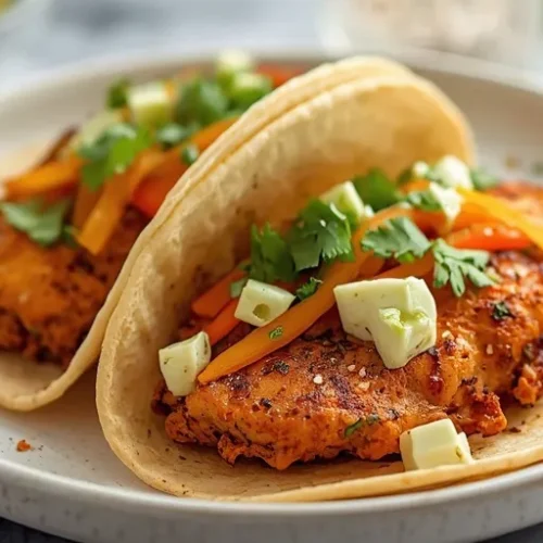 baked blackened chicken tacos recipe