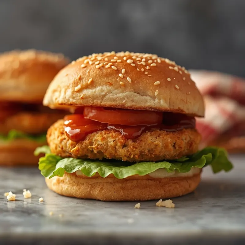 Smoky Ground Chicken Burgers for Summer BBQ Parties