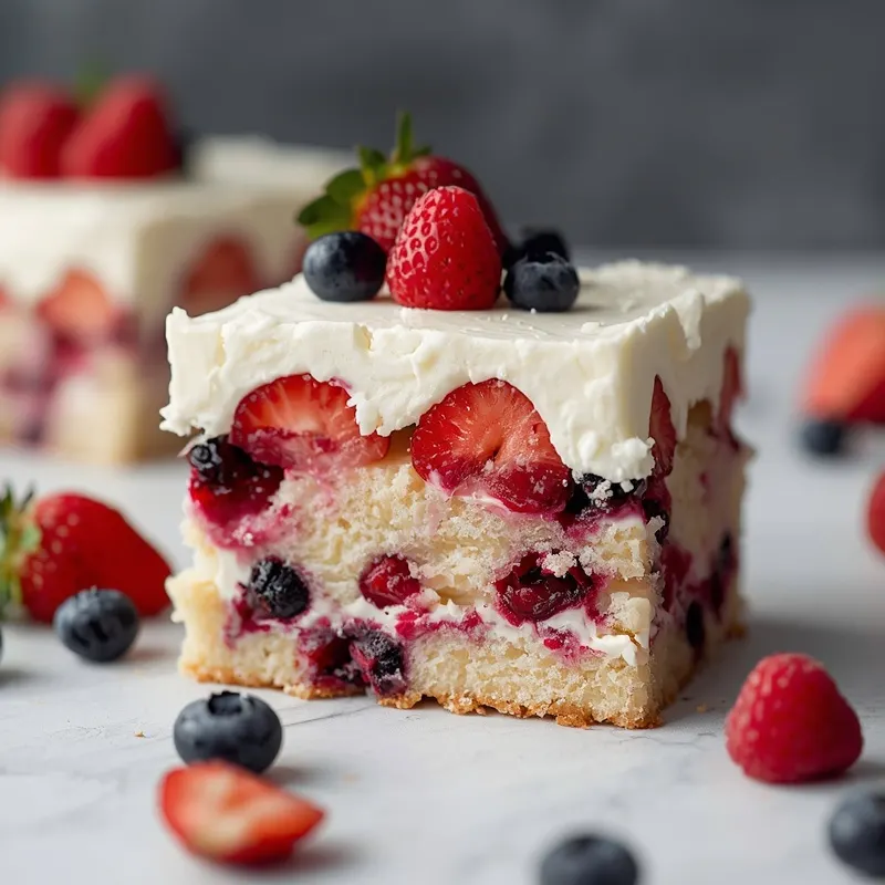 Light Berry Angel Food Cake Trifle for Hot Summer Days
