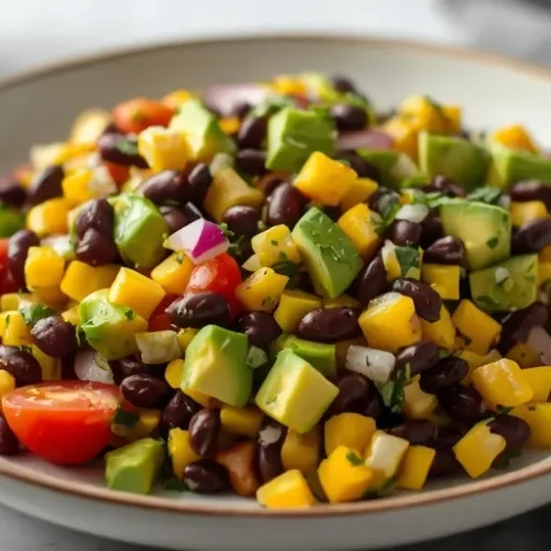 black bean corn avocado salad recipe
