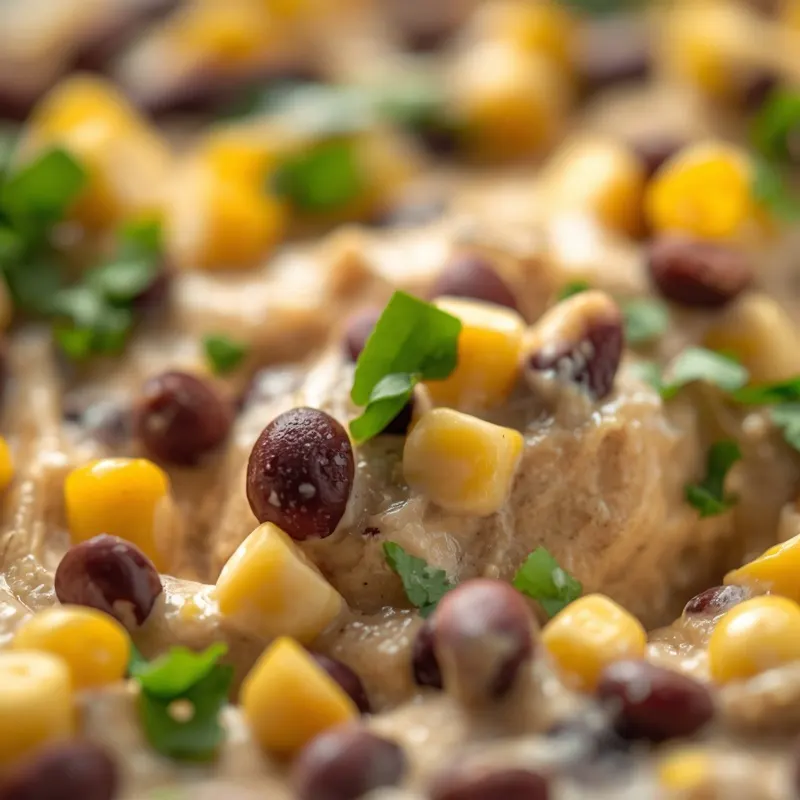 Creamy Black Bean Corn Dip for Party Snack Tables Creamy Black Bean Corn Dip for Party Snack Tables