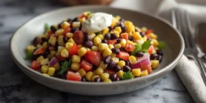 Fresh Black Bean Corn Salad for Summer BBQs