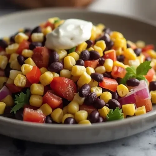 black bean corn salad easy recipe