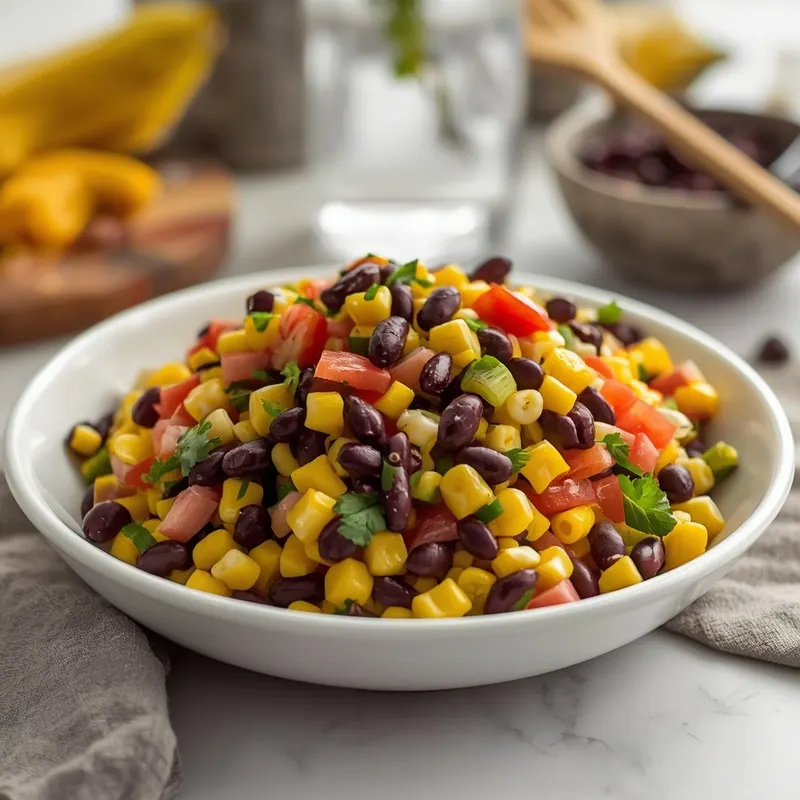 Fresh Black Bean Corn Salad for Summer BBQs