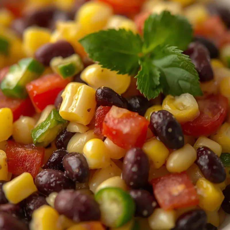 Fresh Black Bean Corn Salad for Summer BBQs