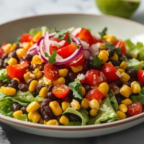 black bean taco salad recipe