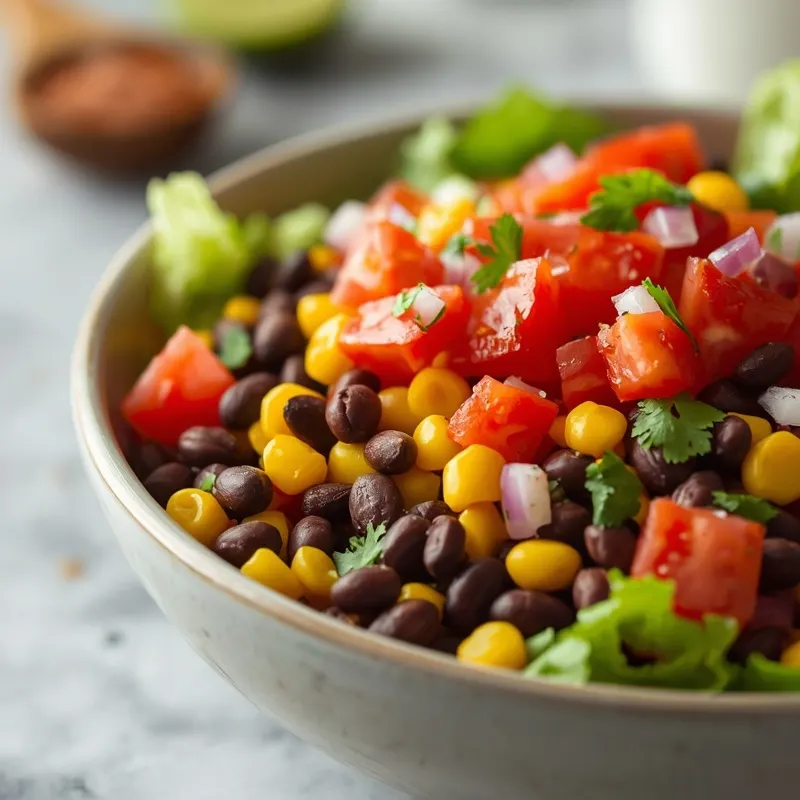 Zesty Black Bean Taco Salad for Quick Dinners Zesty Black Bean Taco Salad for Quick Dinners