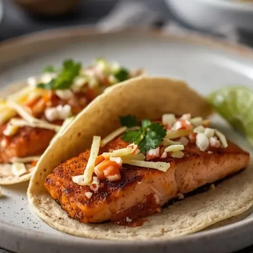 blackened salmon fish tacos recipe