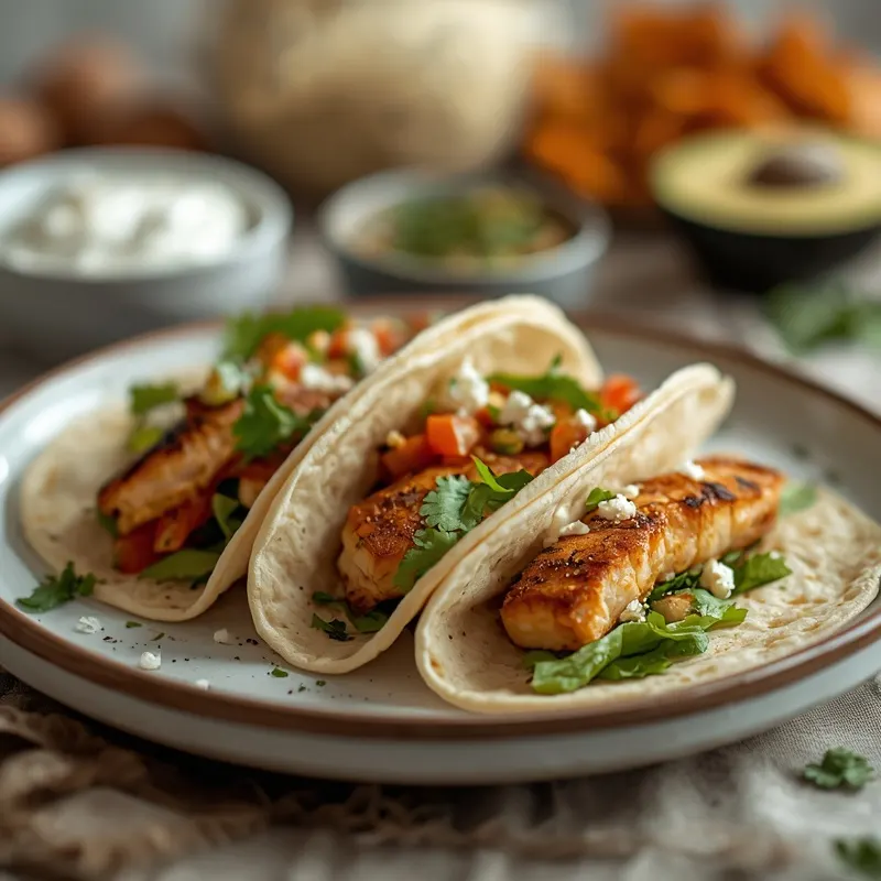 Fresh Blackstone Fish Tacos with Crunchy Toppings Fresh Blackstone Fish Tacos with Crunchy Toppings