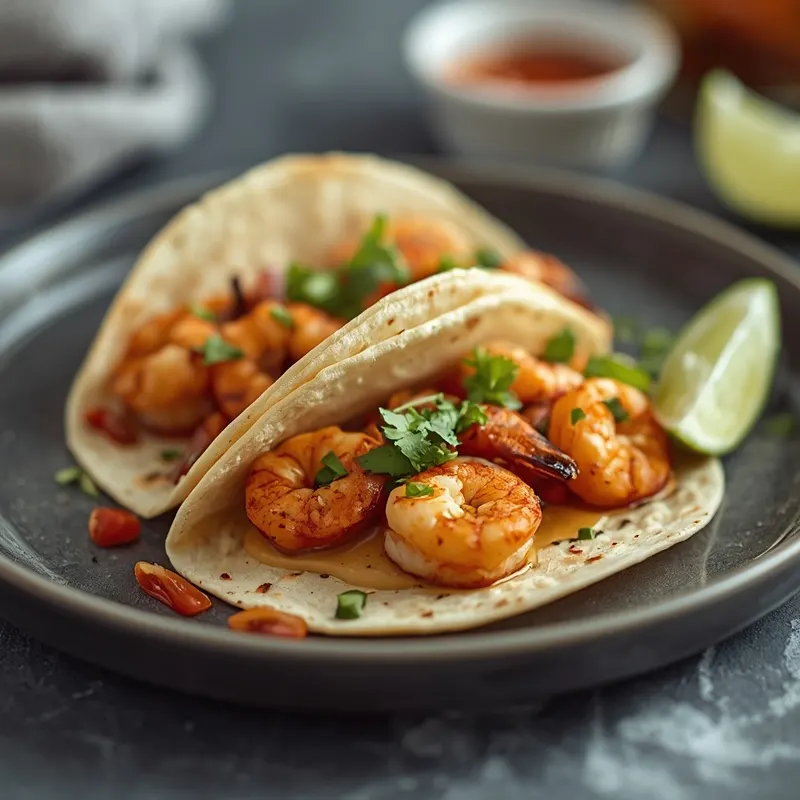 Creamy Boom Boom Blackened Shrimp Tacos for Party Nights