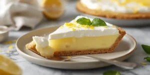 Quick Lemon Icebox Pie with Canned Pie Filling