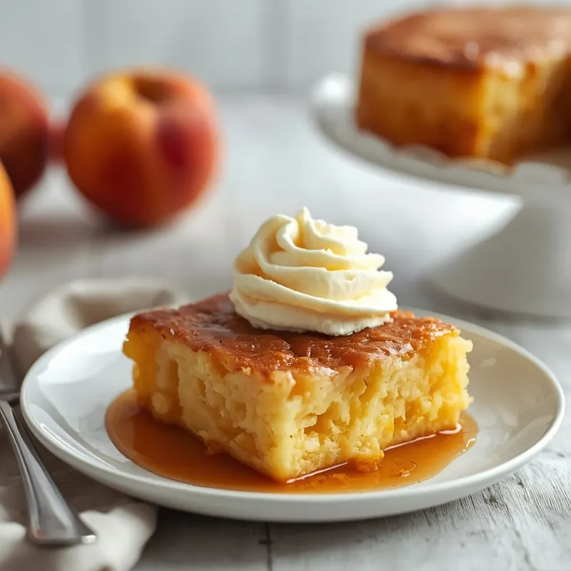 Easy Canned Peach Dump Cake for Busy Weeknights Easy Canned Peach Dump Cake for Busy Weeknights