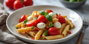 Caprese Pasta Salad Easy Style