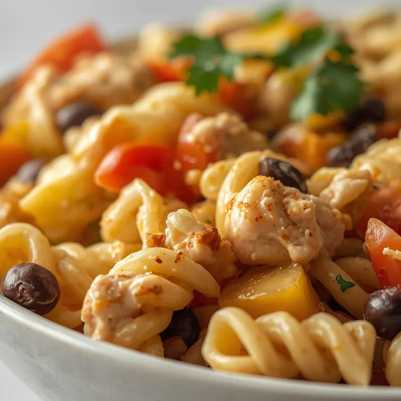Creamy Chicken Pasta Taco Salad for Quick Lunches
