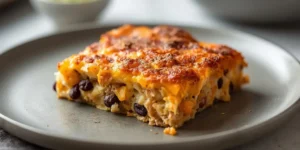 Cheesy Chicken Taco Salad Casserole for Family Nights