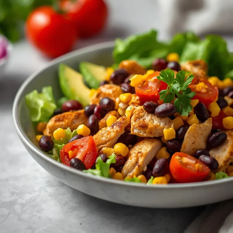 Crunchy Chicken Taco Salad for Easy Weeknight Dinner