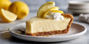 Chilled Lemon Refrigerator Pie for Potluck Parties