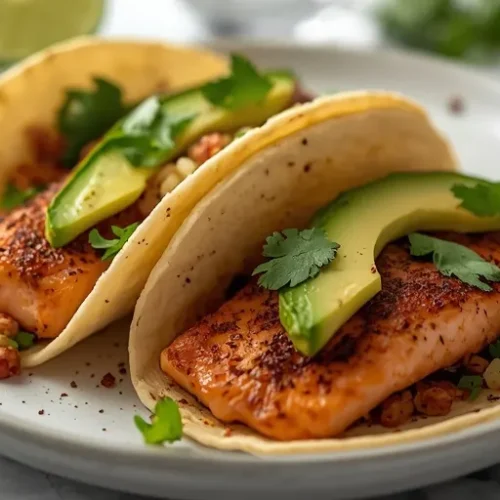 chipotle blackened salmon tacos recipe