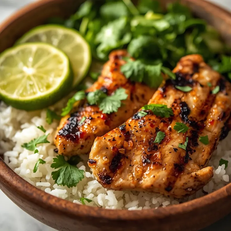 Zesty Cilantro Lime Chicken Rice Bowl for Healthy Dinners Zesty Cilantro Lime Chicken Rice Bowl for Healthy Dinners