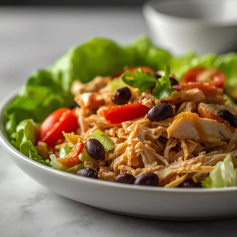 Chilled Chicken Taco Salad for Summer Potlucks