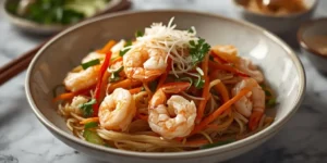 Quick Shrimp Noodle Pasta Salad for Busy Weeknights