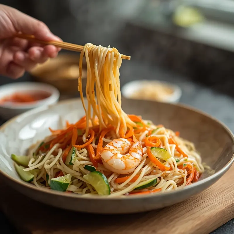 Quick Shrimp Noodle Pasta Salad for Busy Weeknights Quick Shrimp Noodle Pasta Salad for Busy Weeknights