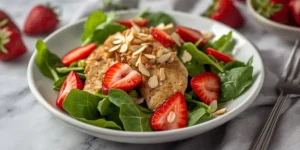 Chilled Strawberry Chicken Salad for Easy Lunches