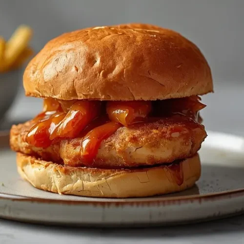 crispy bbq chipotle chicken burger recipe
