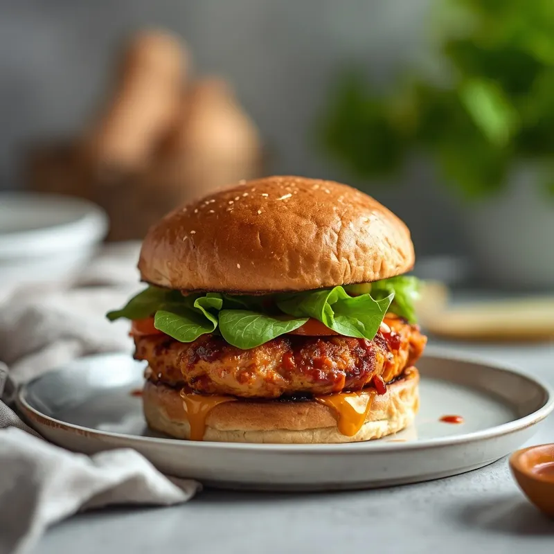 Crispy BBQ Chipotle Chicken Burgers for Summer Cookouts Crispy BBQ Chipotle Chicken Burgers for Summer Cookouts
