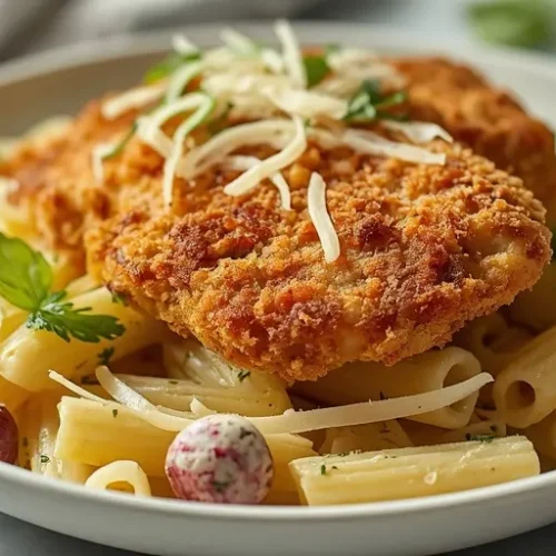 crispy chicken caesar pasta salad recipe