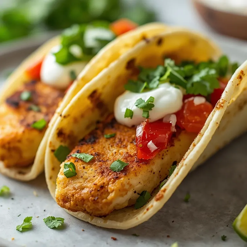 Crispy Grilled Fish Tacos with Fresh Taco Sauce Crispy Grilled Fish Tacos with Fresh Taco Sauce